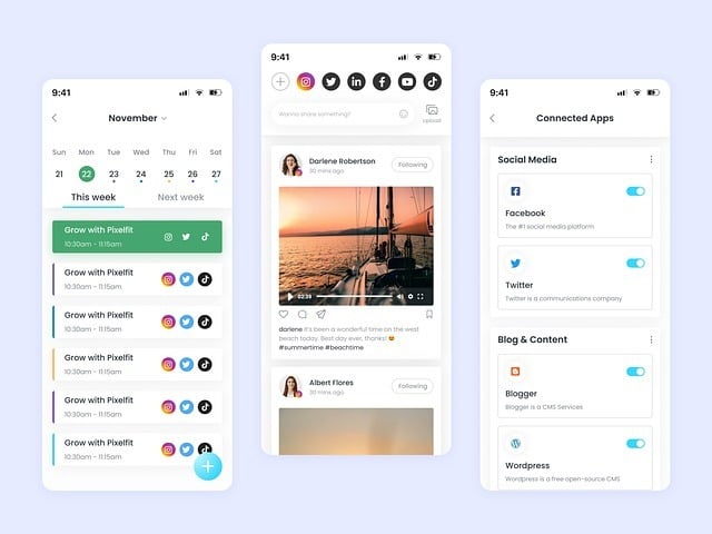 Social media projects & posts
